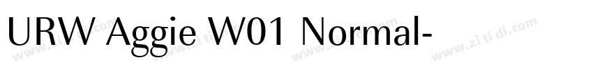 URW Aggie W01 Normal字体转换